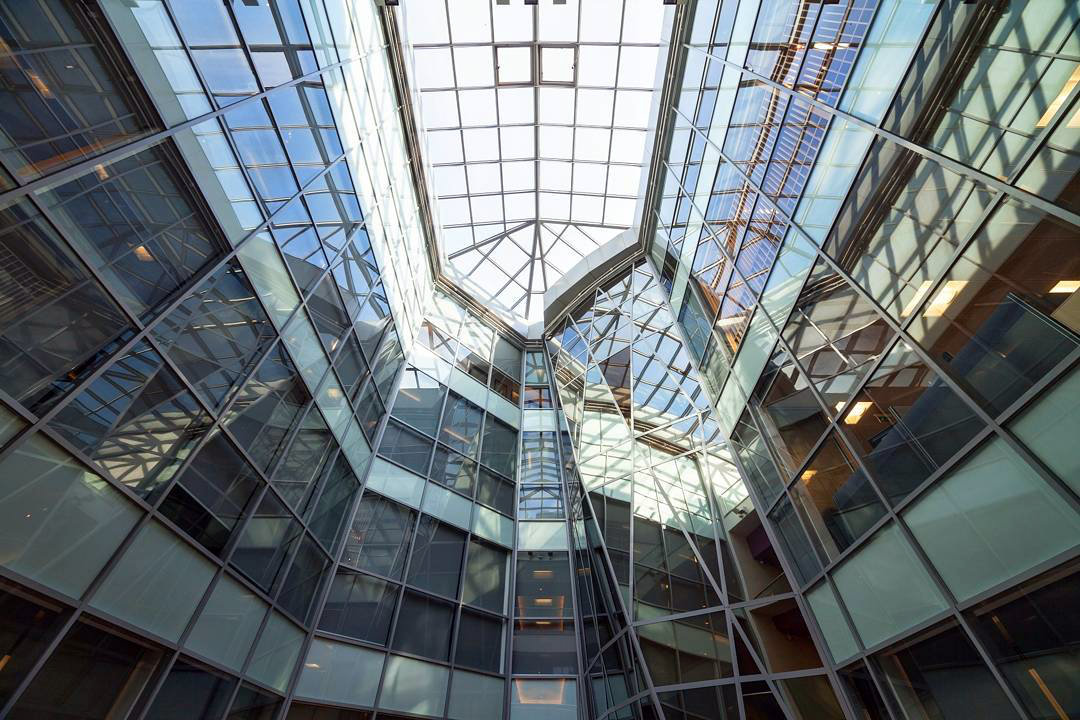 остекление атриума бц four WINDS PLAZA